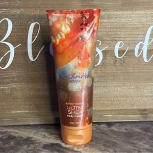 Preowned Bath & Body Works Cashmere Glow Ultra Shea Body Cream (3/4 full)